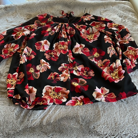Madewell Flowy Silk Shirt - Picture 1 of 4